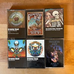 Lot of 6 Grateful Dead Cassette Tapes